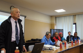 allocution du Directeur Tanaka pour présenter la démarche intégrée de la mer de Séto